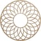 Ekena Millwork Cannes Wood Fretwork Pierced Ceiling Medallion, Red Oak, 18"OD x 6 1/8"ID x 1/4"T CMWP18X18X0250CNRO - alternate 1